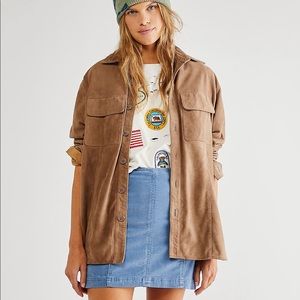 Free People modern femme corduroy mini skirt cord a-line fitted